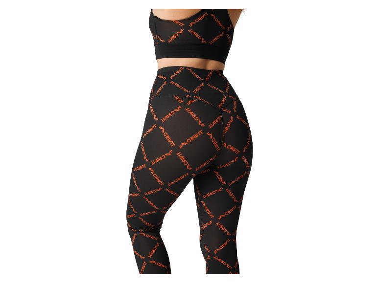 Ensemble de sport Crivit pour femme avec legging et soutien-gorge à logo Crivit répété.