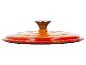 Couvercle orange Le Creuset.