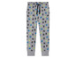 Pantalon de jogging gris avec un motif Spiderman.