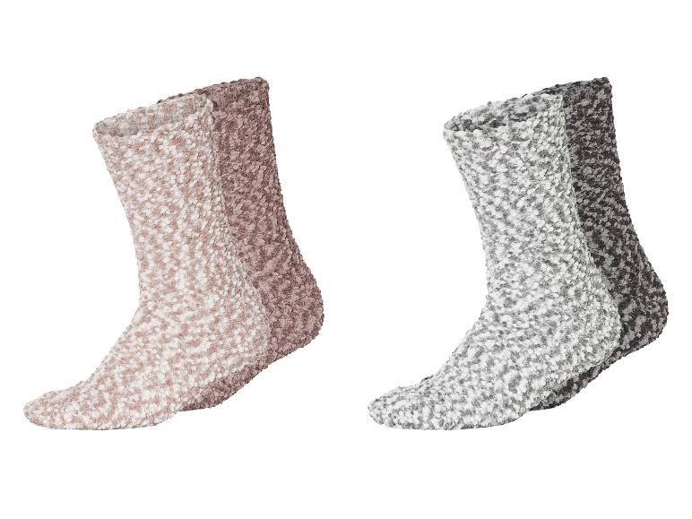 esmara Lot de 2 paires de chaussettes douces femme