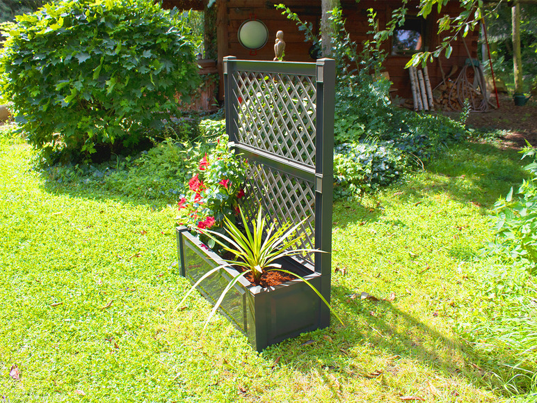 Aller en mode plein écran : KHW Bac à fleurs avec trellis, 110 L - Image 28