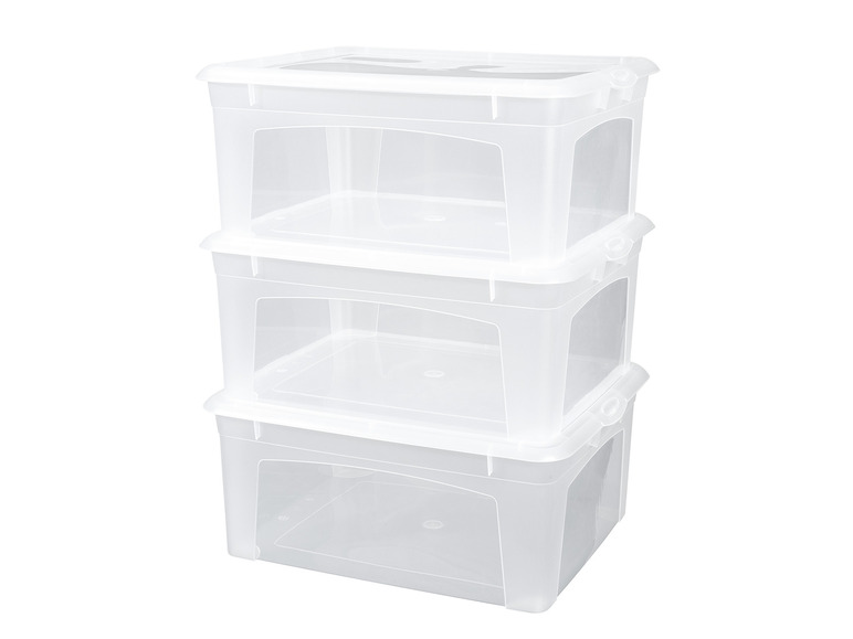 Aller en mode plein écran : LIVARNO home Lot de 3 ou 6 boîtes de rangement, avec couvercle - Image 6