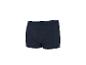 Caleçon boxer bleu foncé avec ceinture élastique bleue.
