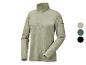 Un pull Parajumpers beige à manches longues avec une fermeture éclair mi-longue.