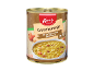 Ragoût de pois au lard fumé en conserve, temps de préparation 6-10 min.