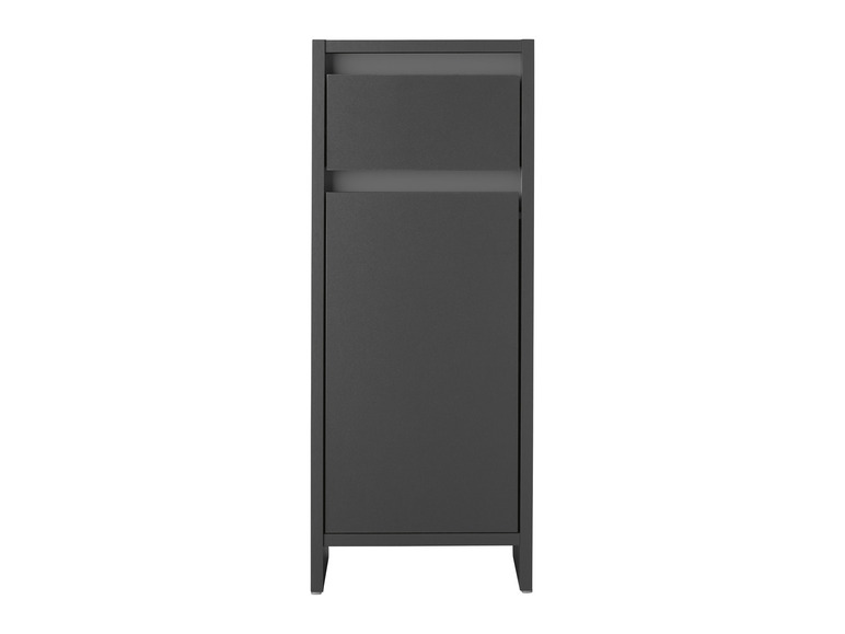 Aller en mode plein écran : LIVARNO home Armoire latérale de salle de bains Oslo, 32 x 80 x 28 cm, anthracite - Image 5