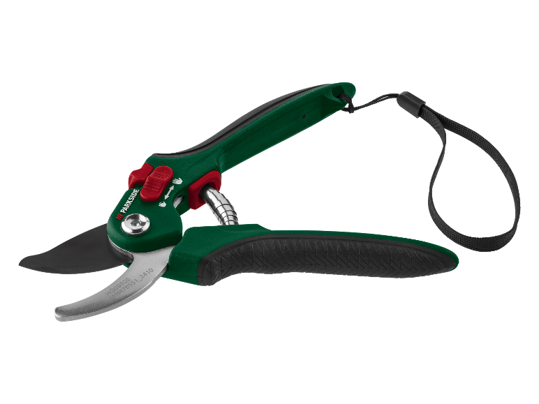Sécateur Parkside avec poignée ergonomique.