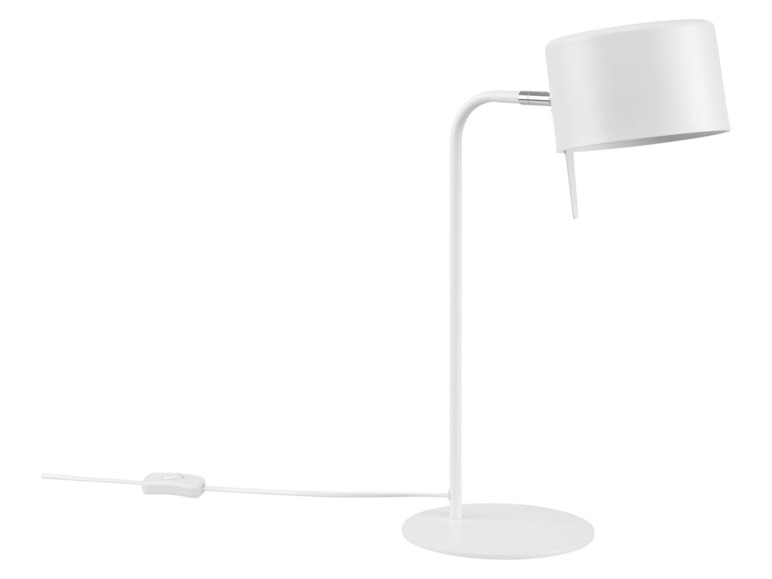 Aller en mode plein écran : LIVARNO home Lampe de table, 1 ou 2 ampoules, blanc mat - Image 5