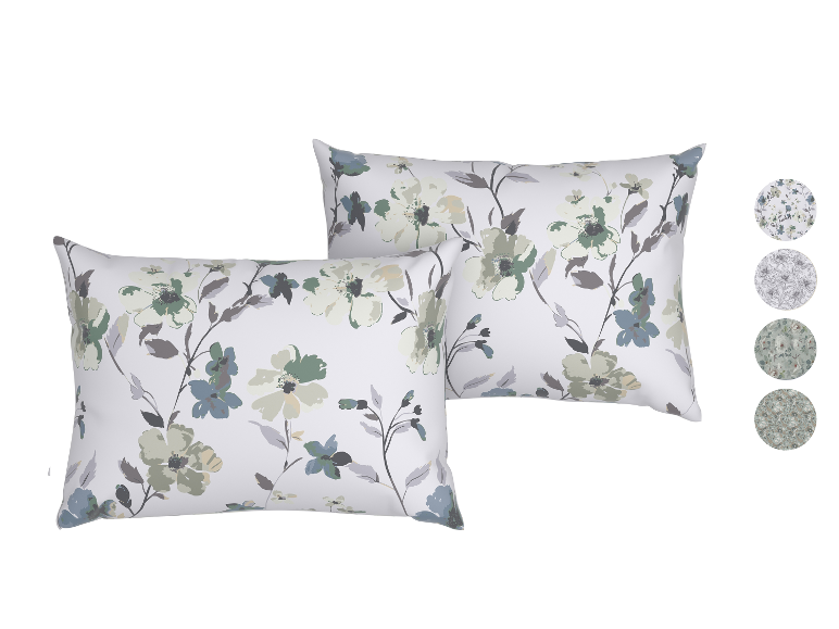 Lot de 2 taies d'oreiller, 50 x 70 cm