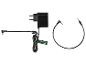 Adaptateur secteur Parkside avec câbles.