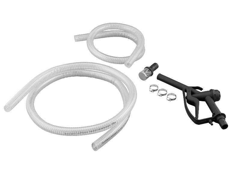 Kit de transfert de carburant avec tuyaux transparents, pistolet à carburant et colliers