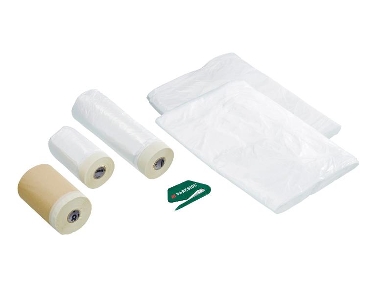 Kit Parkside de film de masquage et ruban de peintre