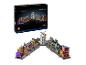 Boîte du set LEGO Harry Potter Diagon Alley et modèle assemblé de 2750 pièces.