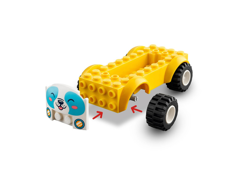 Voiture LEGO Duplo avec un adorable chien