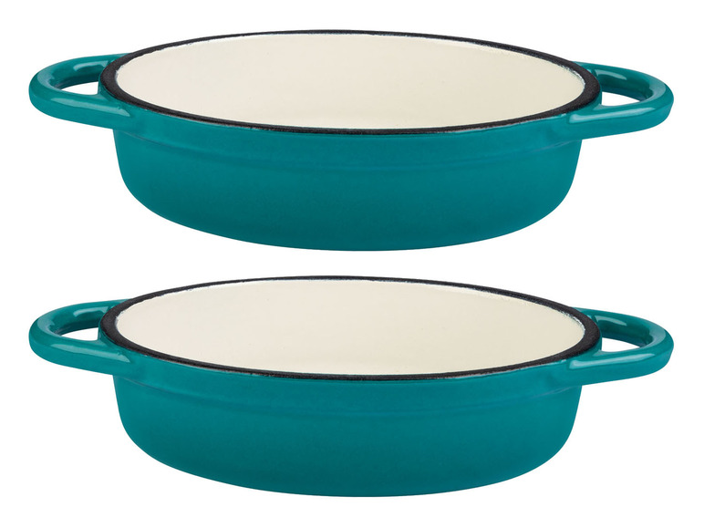 Aller en mode plein écran : Lot de 2 mini-plats à four en fonte, 14,5 x 10 cm - Image 17