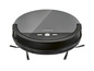 Aspirateur robot noir Silvercrest avec brosses.