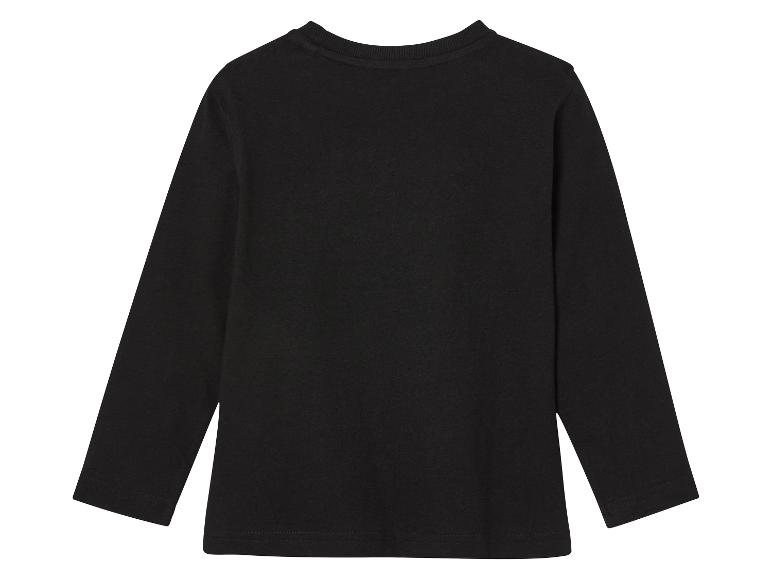 T-shirt noir à manches longues pour enfant.
