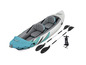 Kayak gonflable deux places avec pagaies et pompe Bestway.