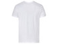 T-shirt blanc à manches courtes.