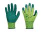 Gants de travail Parkside : vert et jaune lime.