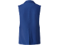 Gilet bleu pour homme avec fente au dos, vue arrière.