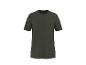 T-shirt Henley vert foncé à manches courtes pour homme