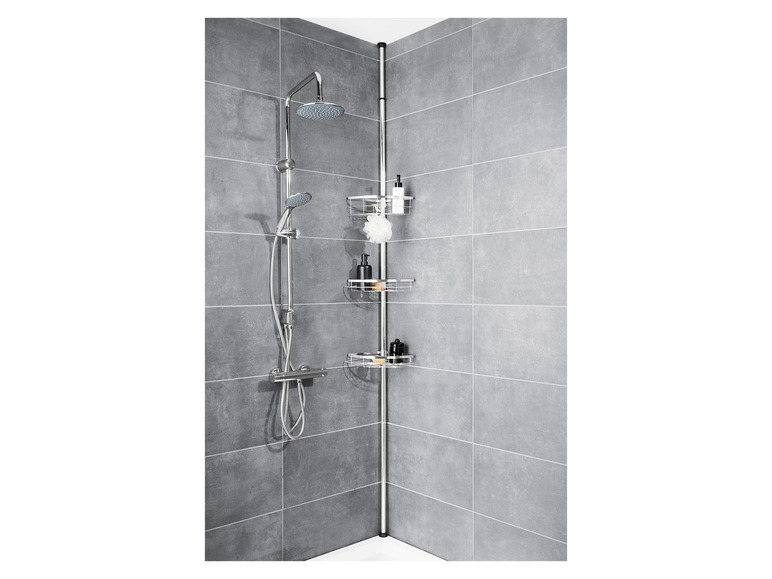 Aller en mode plein écran : LIVARNO home Étagère de douche télescopique - Image 2