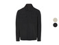 Une chemise noire à manches longues avec une fermeture éclair.
