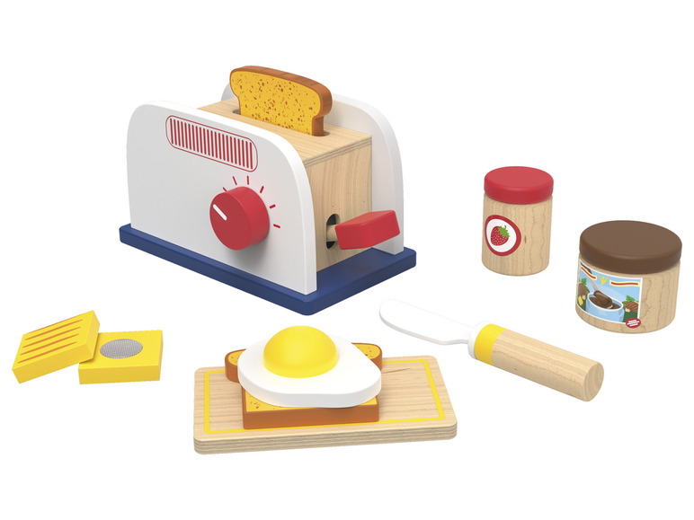 Aller en mode plein écran : Playtive Accessoires de cuisine en bois au design rétro - Image 15