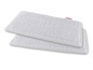Deux lingettes en microfibre Vileda pour nettoyer le sol.