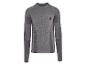 T-shirt thermique gris à manches longues pour homme avec logo Spyder
