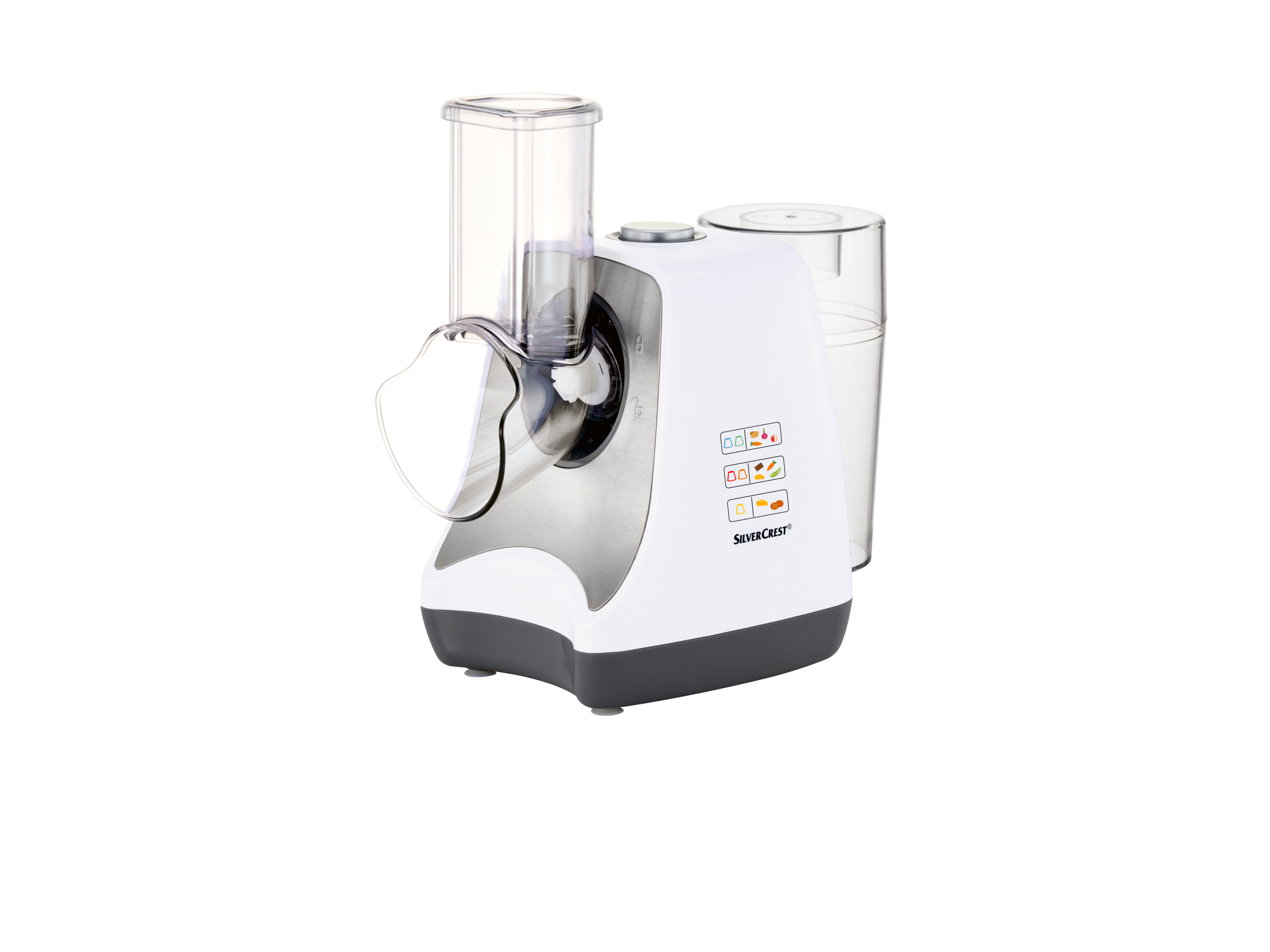 SILVERCREST® KITCHEN TOOLS Râpe à légumes électrique 5-en-1 SGR 150 E2