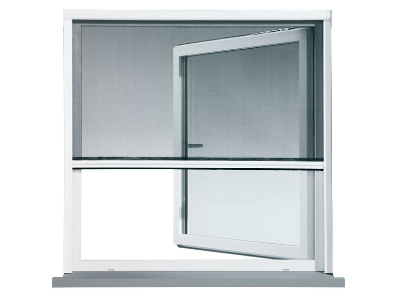 Aller en mode plein écran : LIVARNO home Volet moustiquaire pour fenêtre, 130 x 160 cm - Image 1