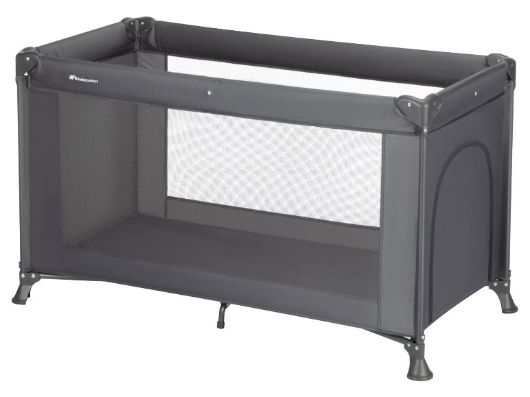 Lit de voyage pliable Bebeconfort, gris, avec filet latéral