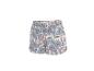 Shorts femme à motif cachemire dans les tons bleus et roses