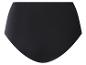 Culotte de bikini noire taille haute