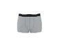 Boxer gris avec ceinture élastique noire et rayures blanches