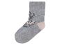 Chaussette grise avec un motif de ballerine
