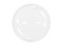 Support de montage rond blanc pour détecteur de fumée ou alarme