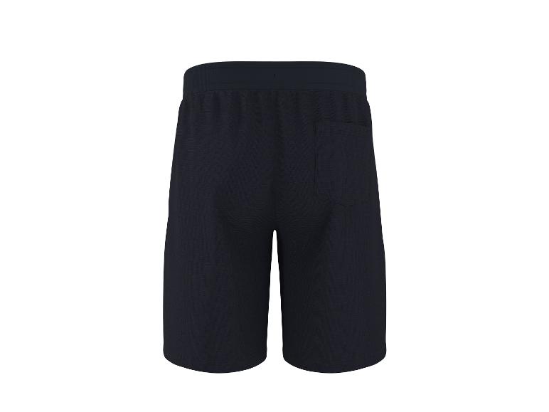 Short de survêtement noir pour homme, vue arrière