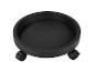 Socle roulant noir Parkside pour pots de fleurs.