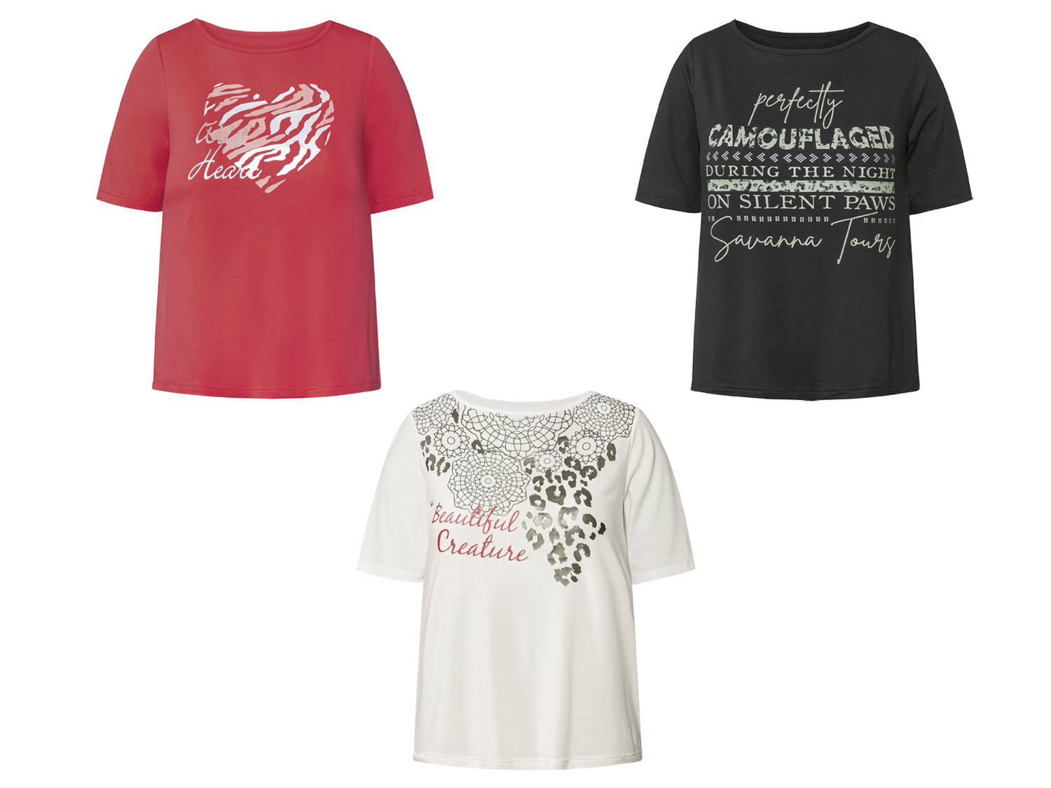 esmara® T-shirt femme manches courtes