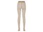 Collants beiges sur un mannequin.