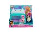 Jouets de Gabby's Dollhouse de Netflix avec un four, des accessoires et une figurine de Gabby.