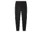 Pantalon de survêtement noir avec taille élastique.