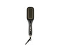 Une brosse à cheveux Silvercrest noire avec contrôle de température numérique.