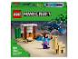 Ensemble LEGO Minecraft avec Steve, un lama et un Phantom.