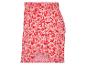 Shorts à fleurs rouges et roses.