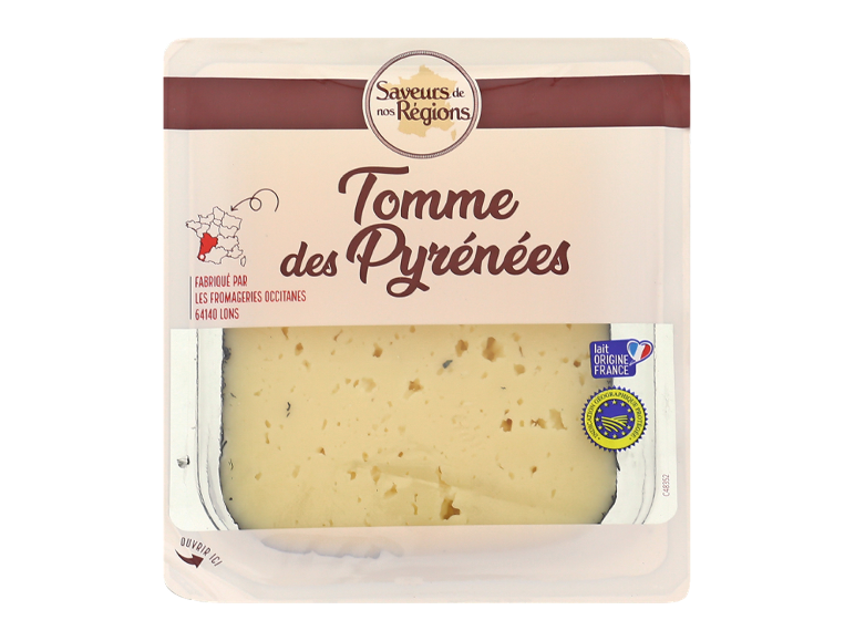 Fromage Tomme des Pyrénées Saveurs de nos Régions