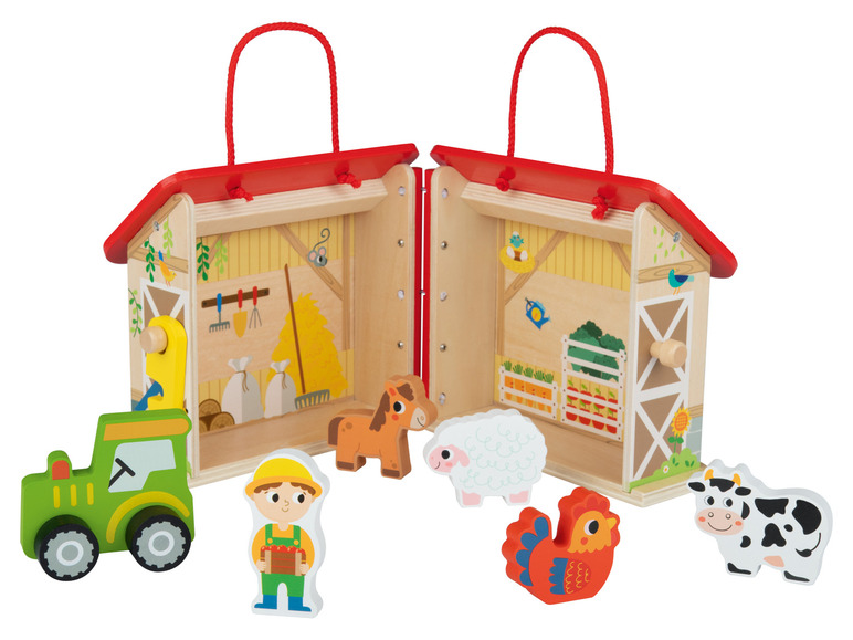 Aller en mode plein écran : Set de jeu transportable en bois - Image 21